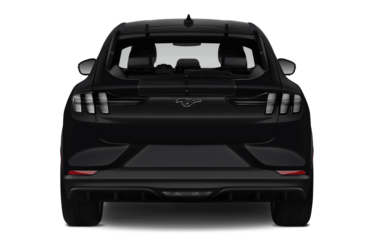 Heckansicht eines Ford Mach E (neues Modell)
