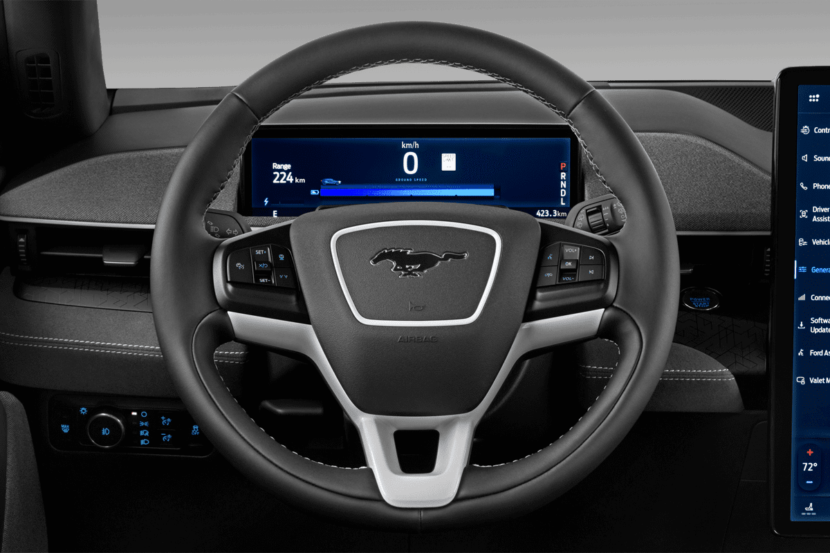 Lenkrad eines Ford Mach E (neues Modell)