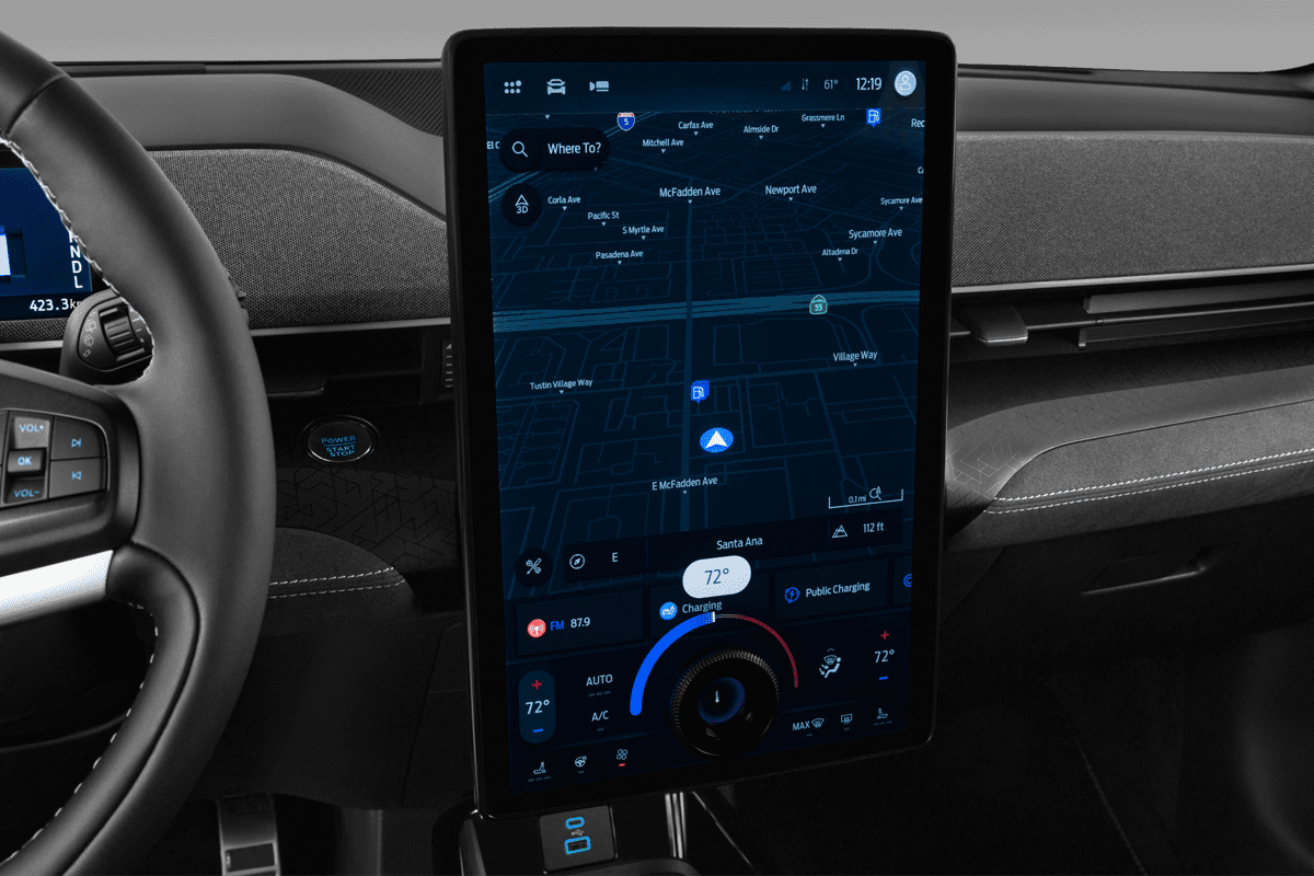 Klimasteuerung eines Ford Mach E (neues Modell)