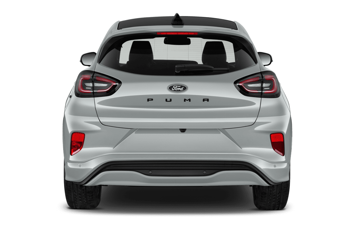 Heckansicht eines Ford Puma