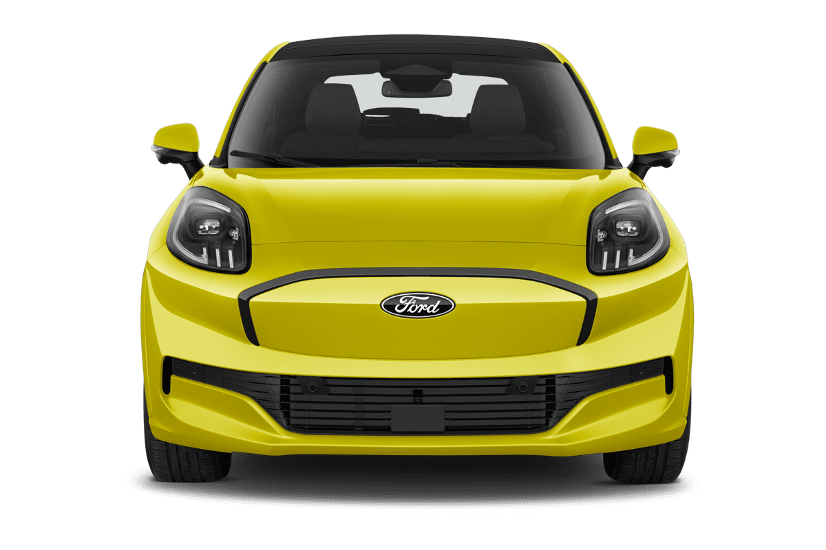 Frontansicht eines Ford Puma Gen-E, freigestellt