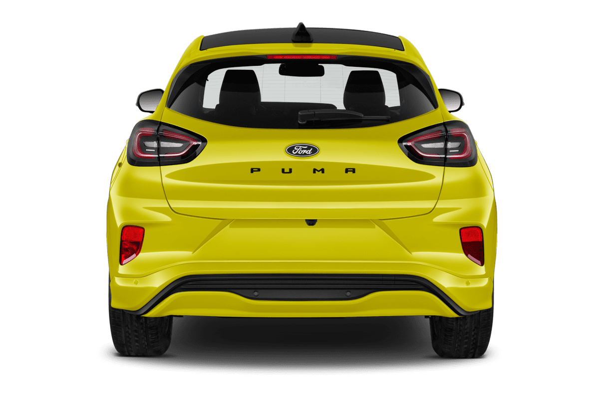 Heckansicht eines Ford Puma Gen-E
