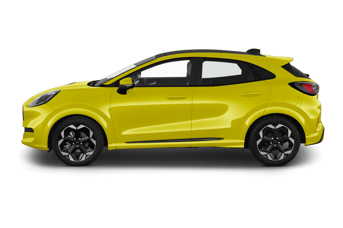 Seitenansicht eines Ford Puma Gen-E