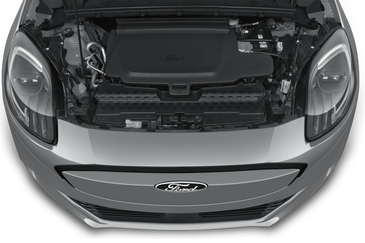 Motorraum eines Ford Puma Gen-E