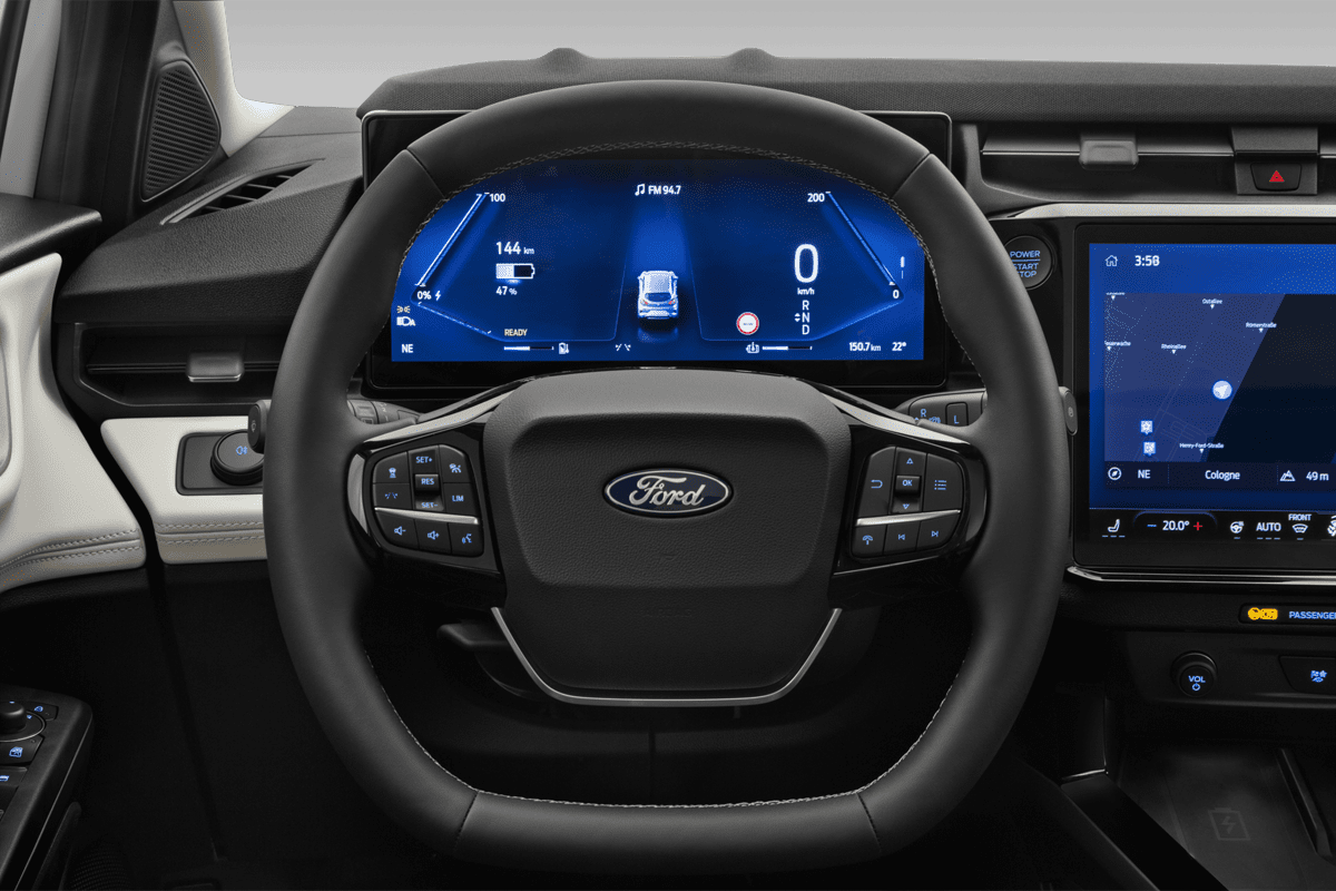 Lenkrad eines Ford Puma Gen-E