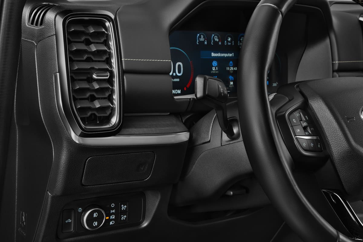 Lüftung eines Ford Ranger Plug-in-Hybrid 