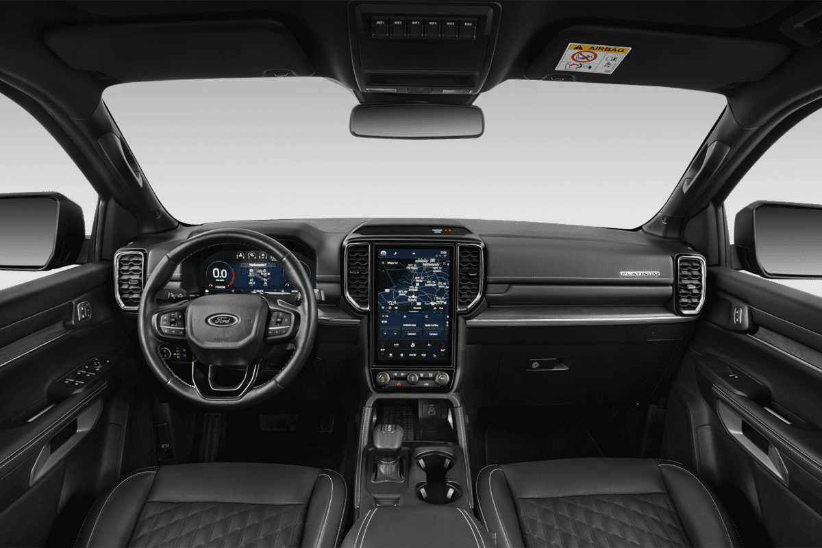 Armaturenbrett eines Ford Ranger Plug-in-Hybrid 