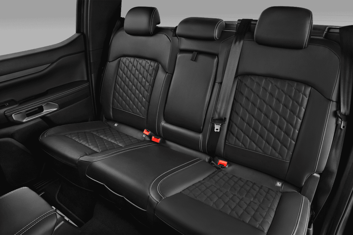 Rücksitzbank eines Ford Ranger Plug-in-Hybrid 