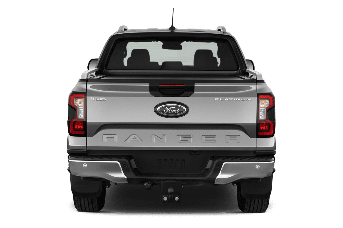 Heckansicht eines Ford Ranger
