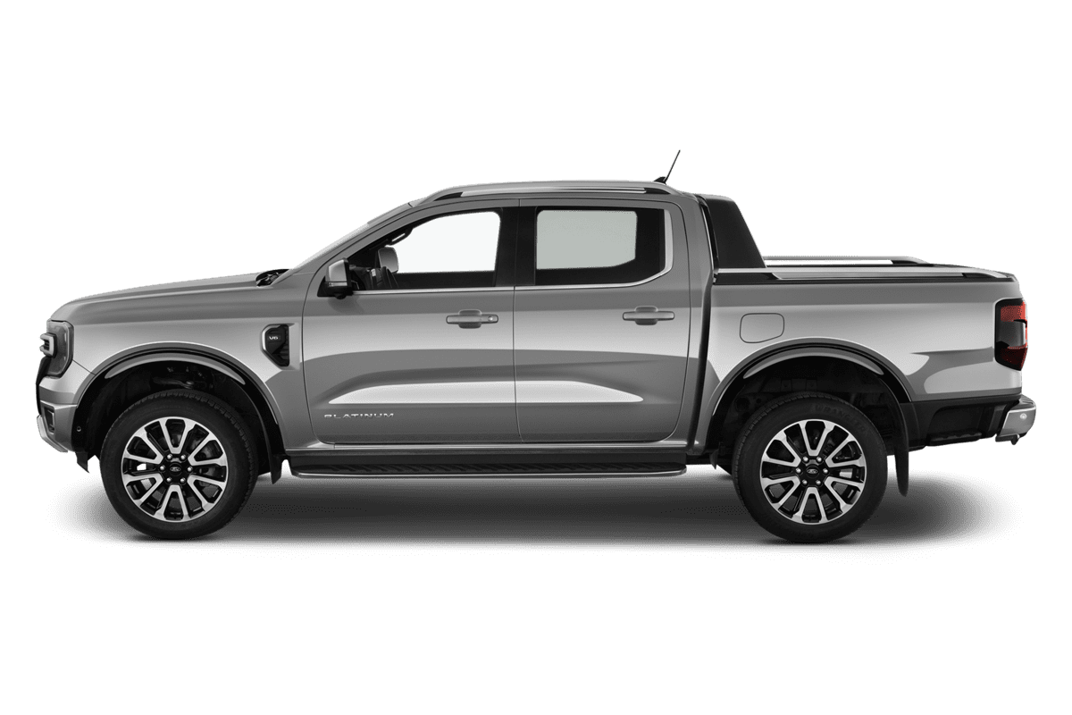 Seitenansicht eines Ford Ranger