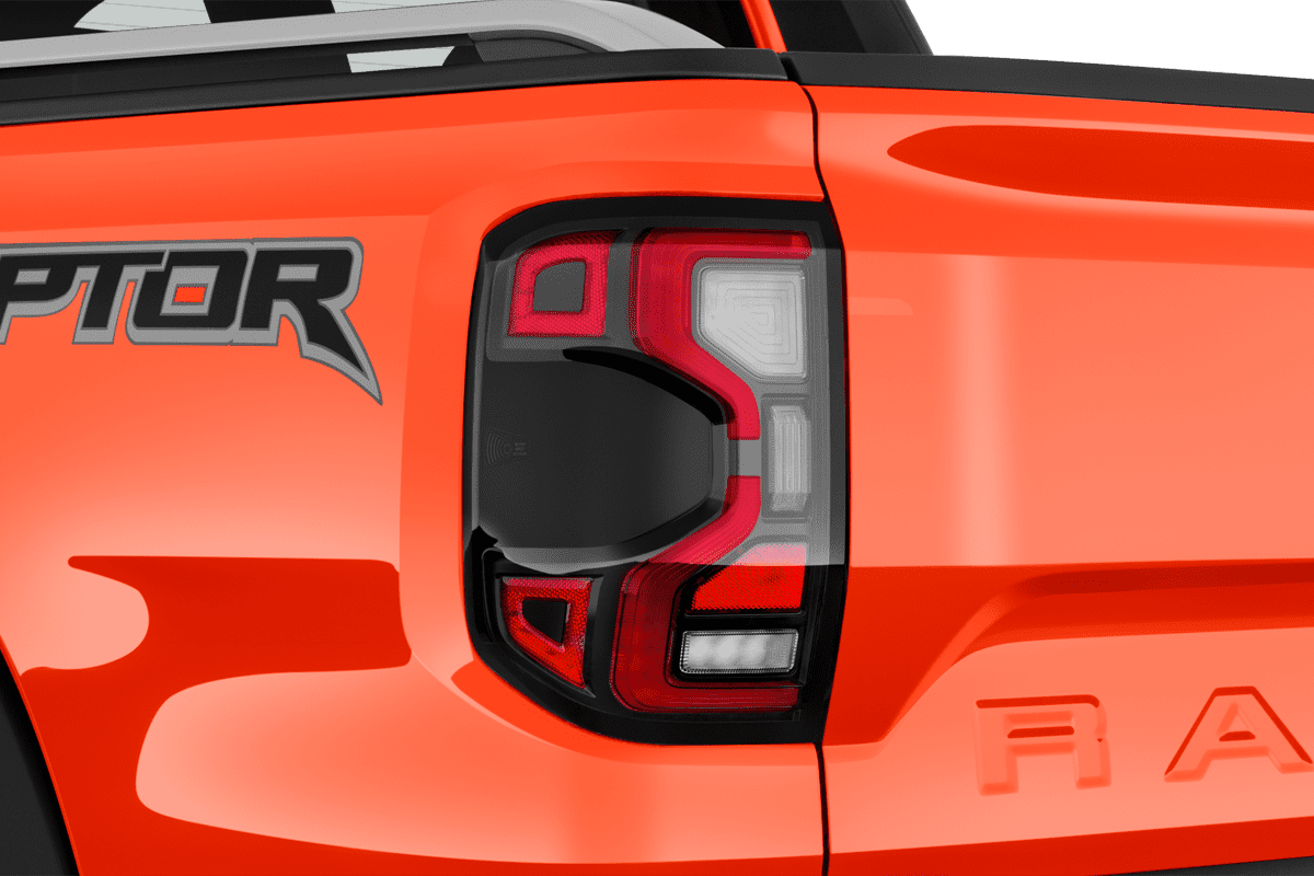 Heckleuchten eines Ford Ranger Raptor