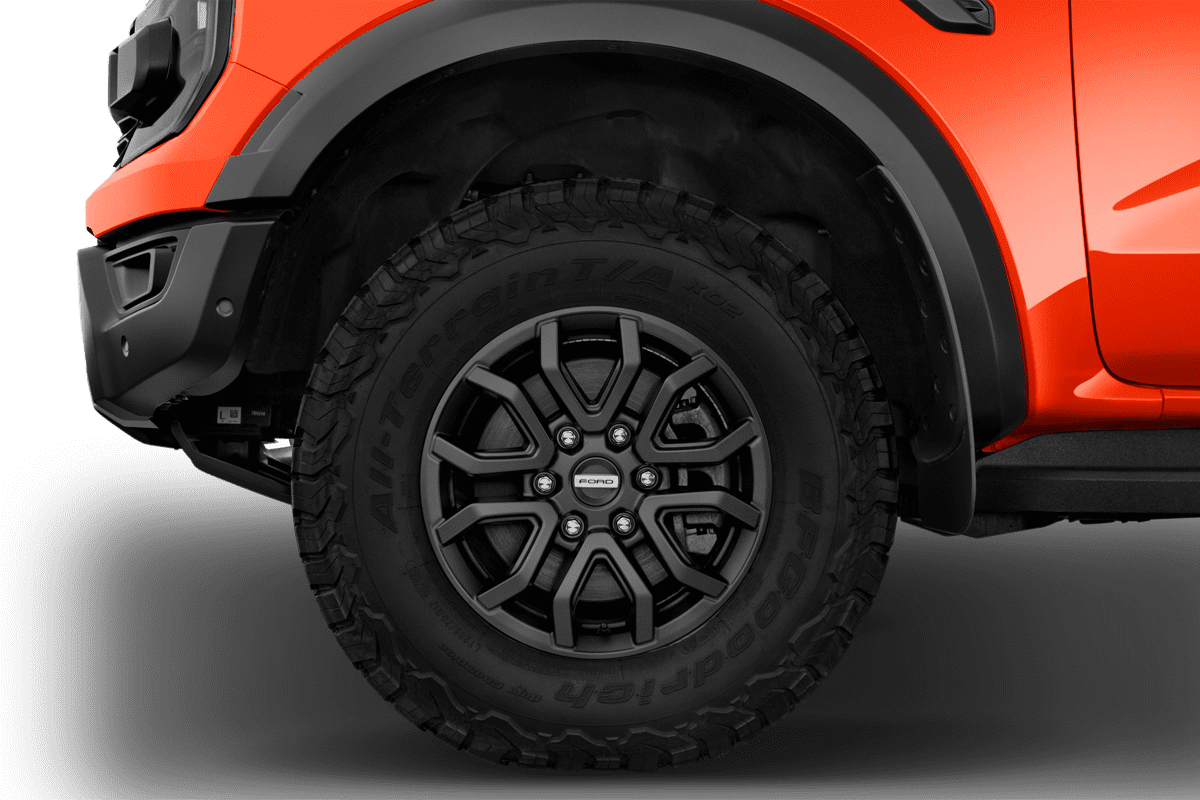 Radkappe oder Felge eines Ford Ranger Raptor