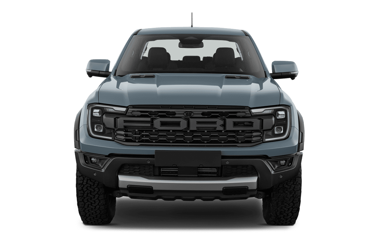 Frontansicht eines Ford Ranger Raptor, freigestellt