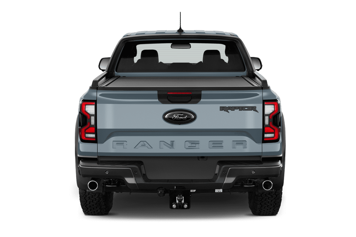 Heckansicht eines Ford Ranger Raptor