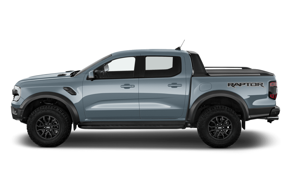 Seitenansicht eines Ford Ranger Raptor