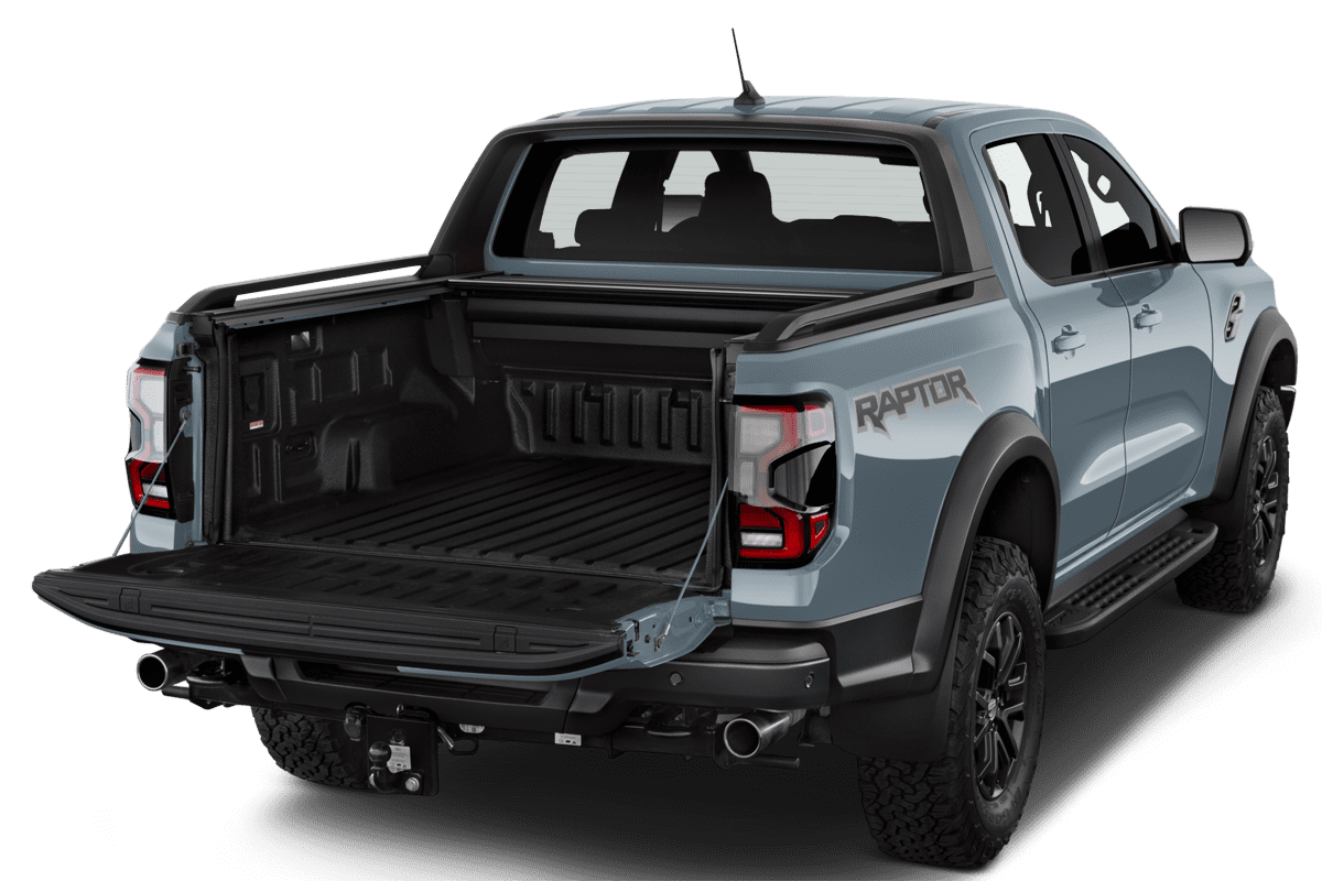 Kofferraum eines Ford Ranger Raptor