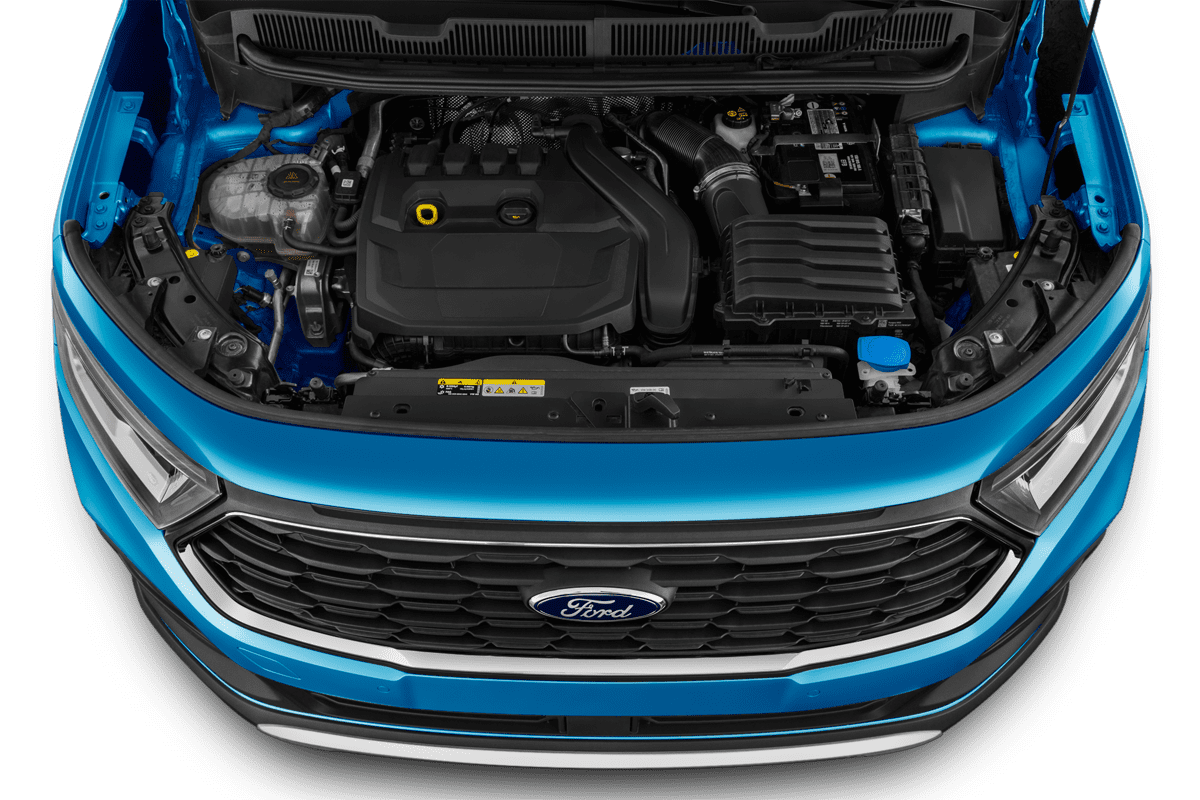Motorraum eines Ford Tourneo Connect Plug-in-Hybrid