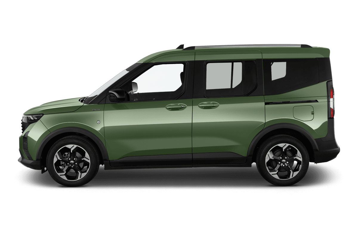Seitenansicht eines Ford E-Tourneo Courier 