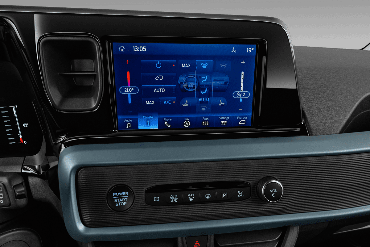 Klimasteuerung eines Ford E-Tourneo Courier 