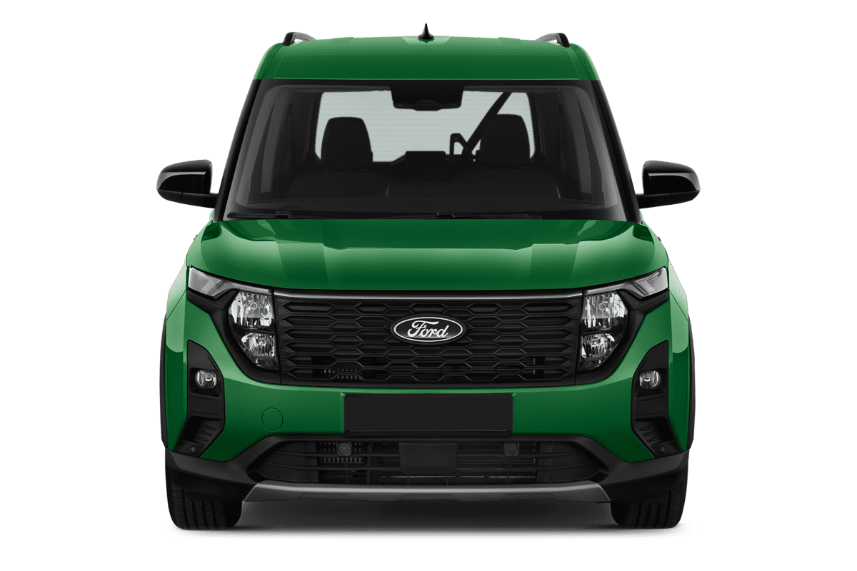 Frontansicht eines Ford Tourneo Courier , freigestellt