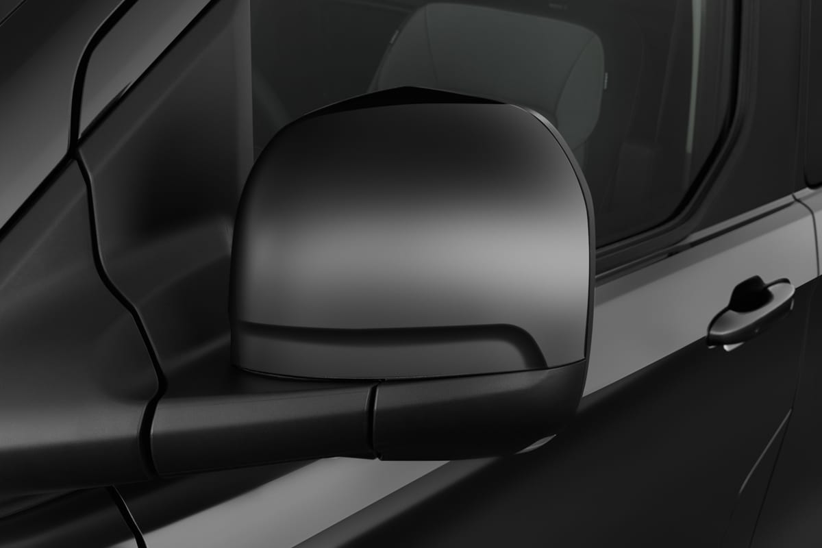 Rückspiegel eines Ford Tourneo Custom 