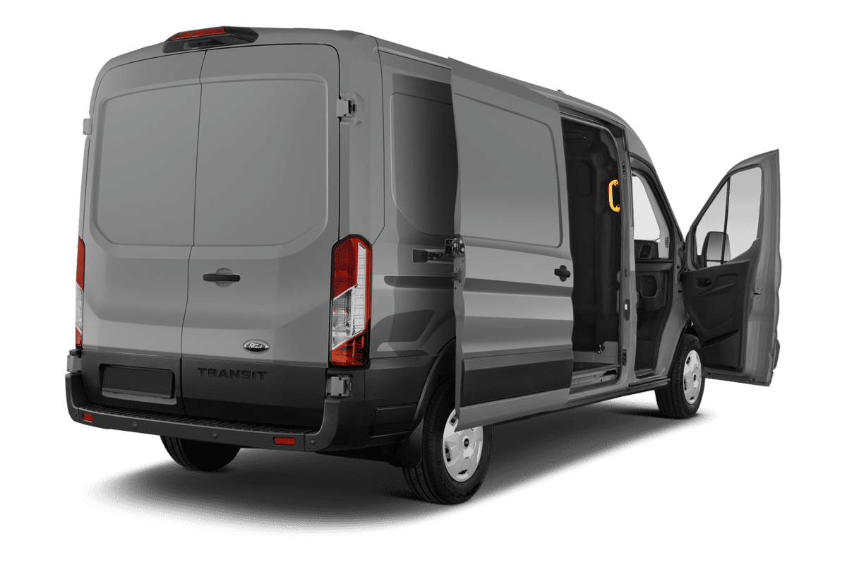 Türen eines Ford Transit Kastenwagen