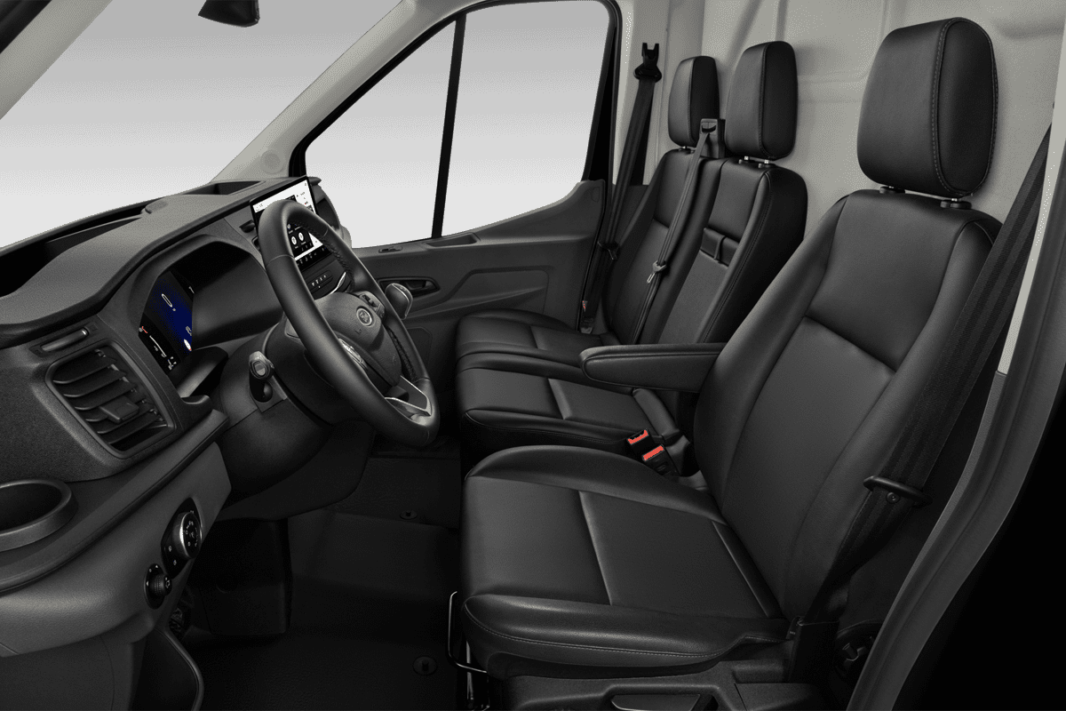 Vordersitze eines Ford Transit Kastenwagen