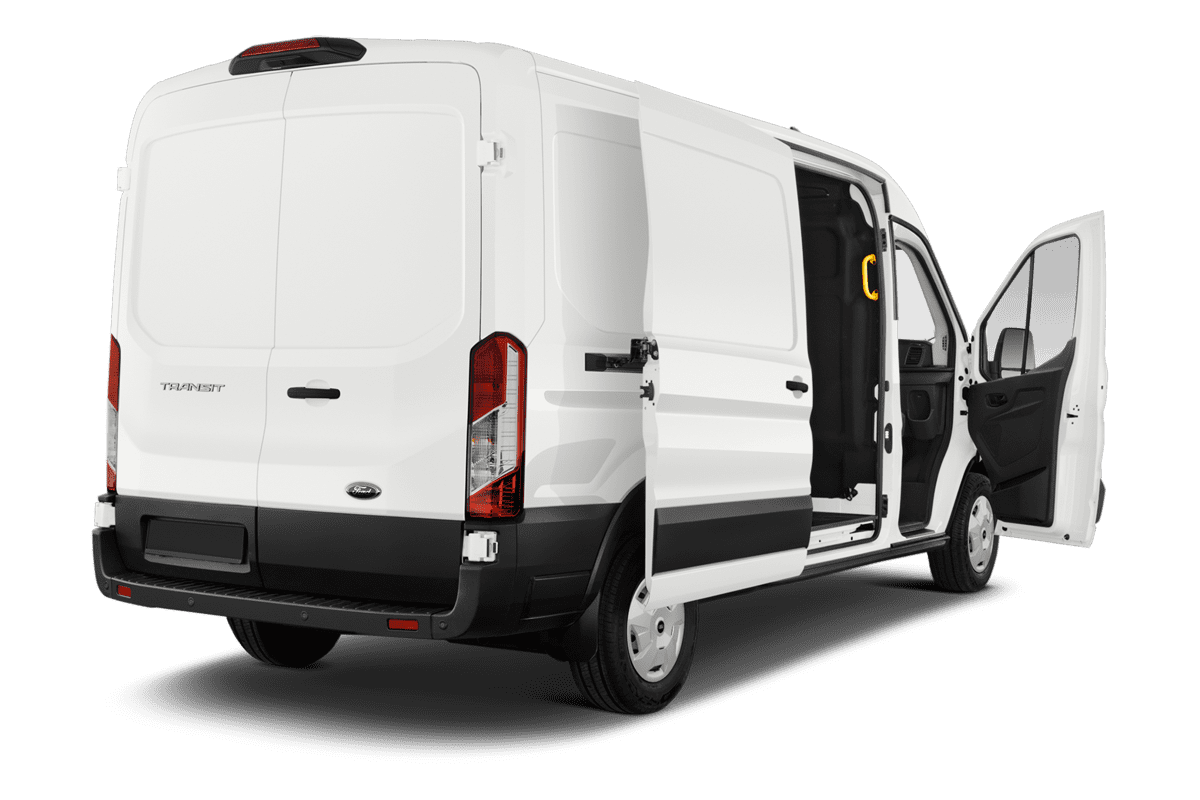 Türen eines Ford Transit Kastenwagen