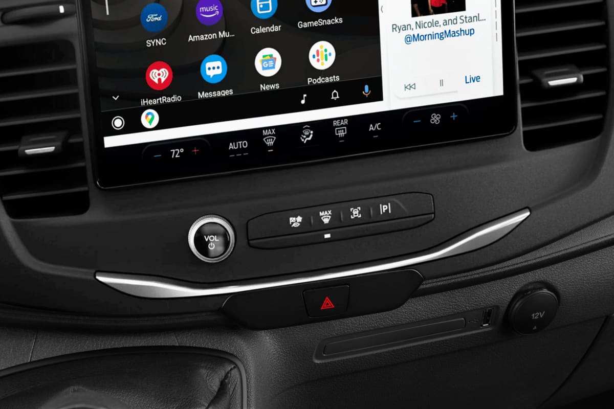 Klimasteuerung eines Ford Transit Kastenwagen