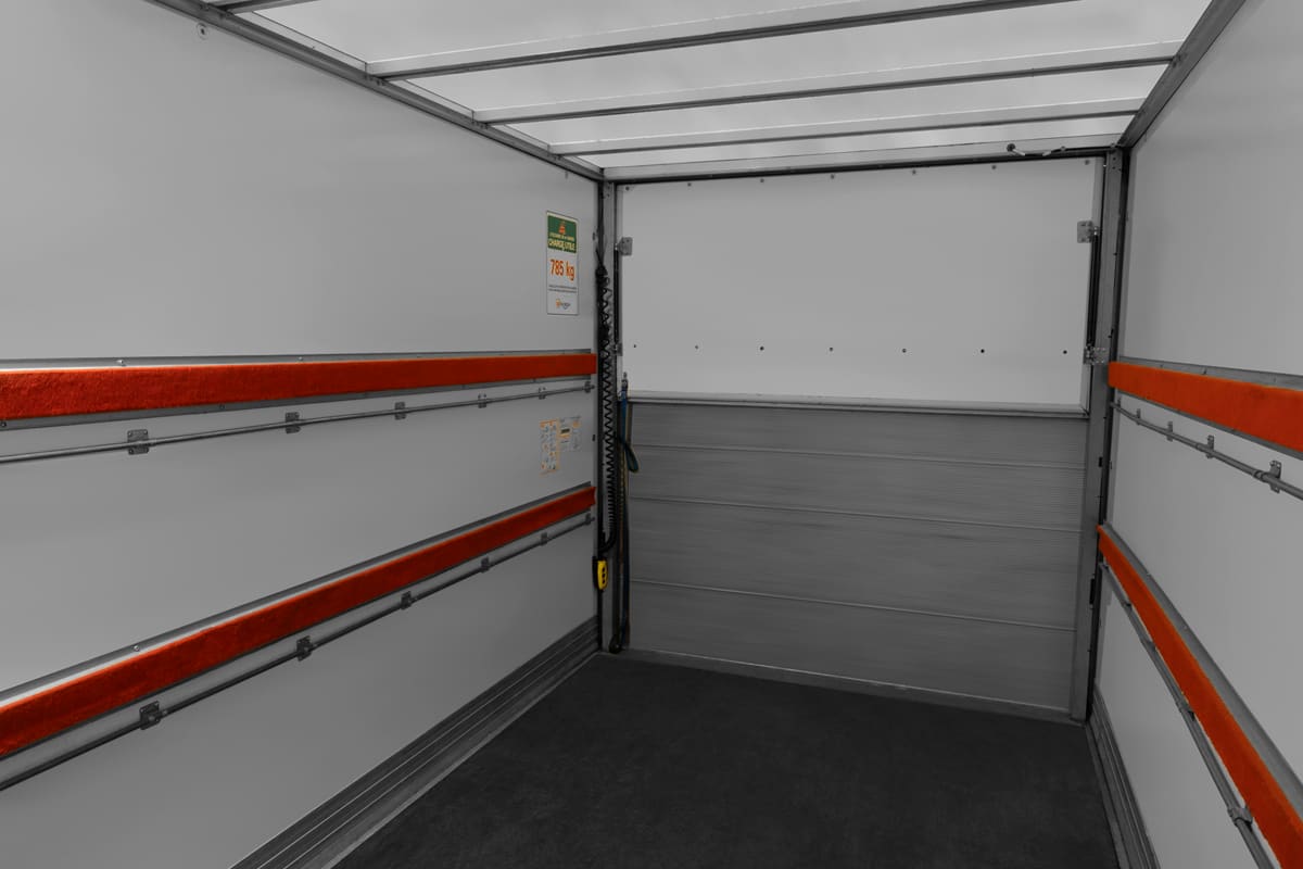 Rücksitzbank eines Ford Transit Fahrgestell 