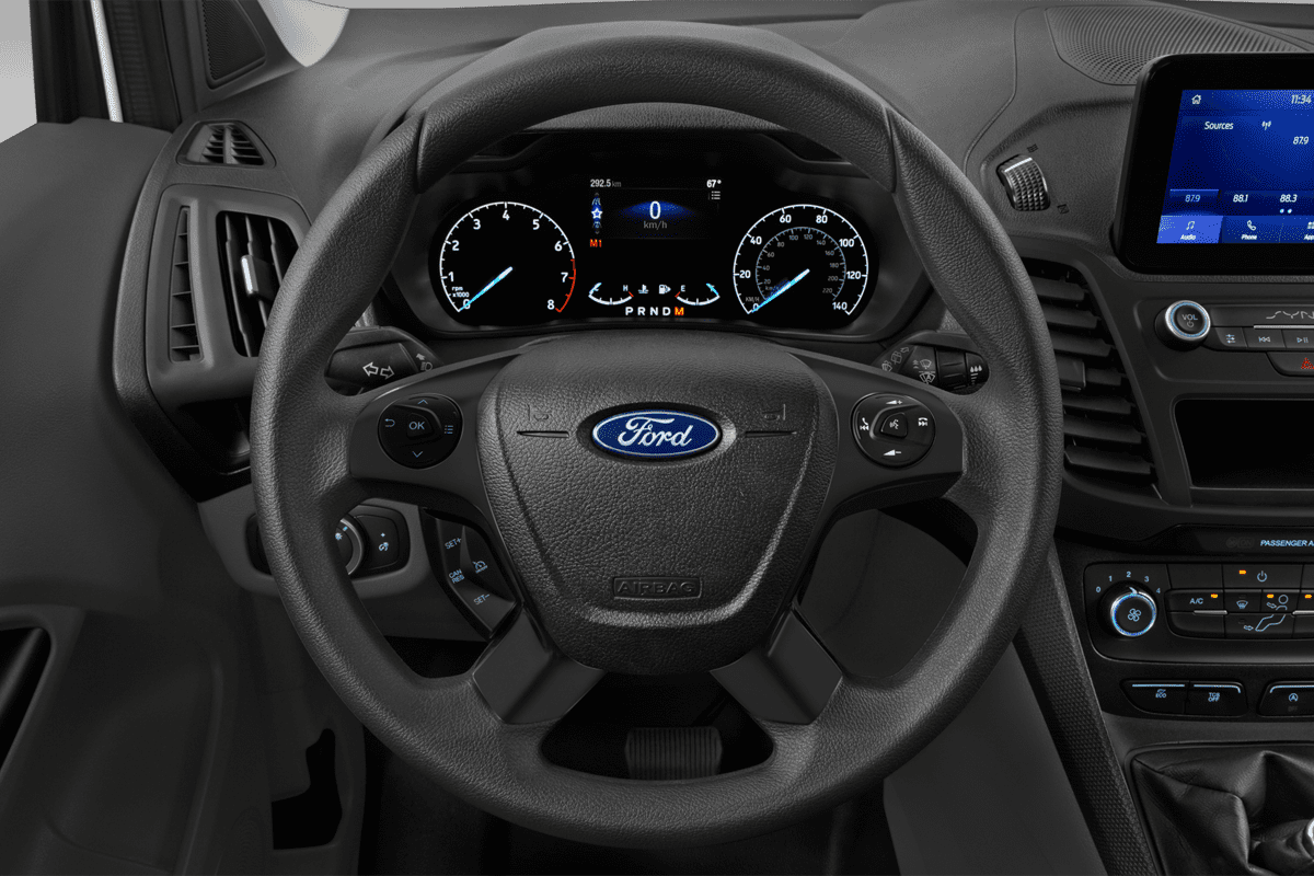 Lenkrad eines Ford Transit Connect Kastenwagen 