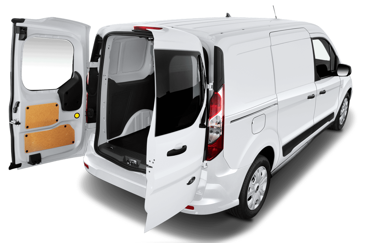 Kofferraum eines Ford Transit Connect Kastenwagen 