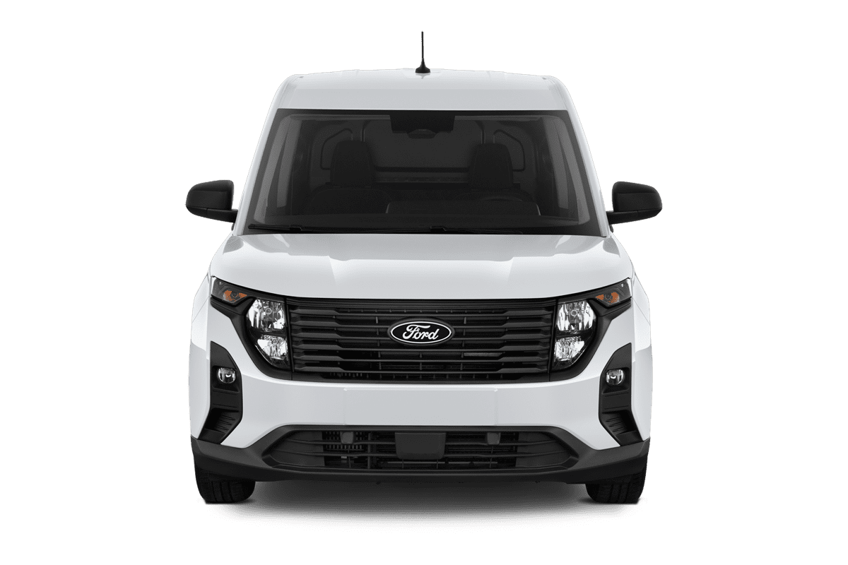 Frontansicht eines Ford Transit Courier Kastenwagen , freigestellt