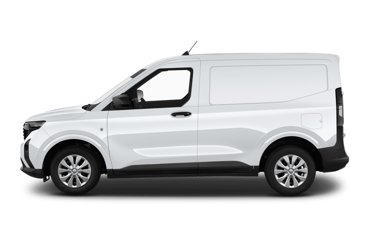 Seitenansicht eines Ford Transit Courier Kastenwagen 