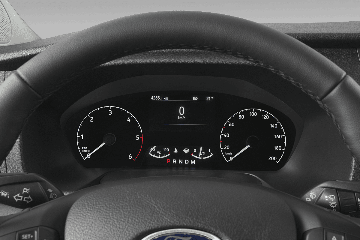 Kombiinstrument eines Ford Transit Custom Kombi 