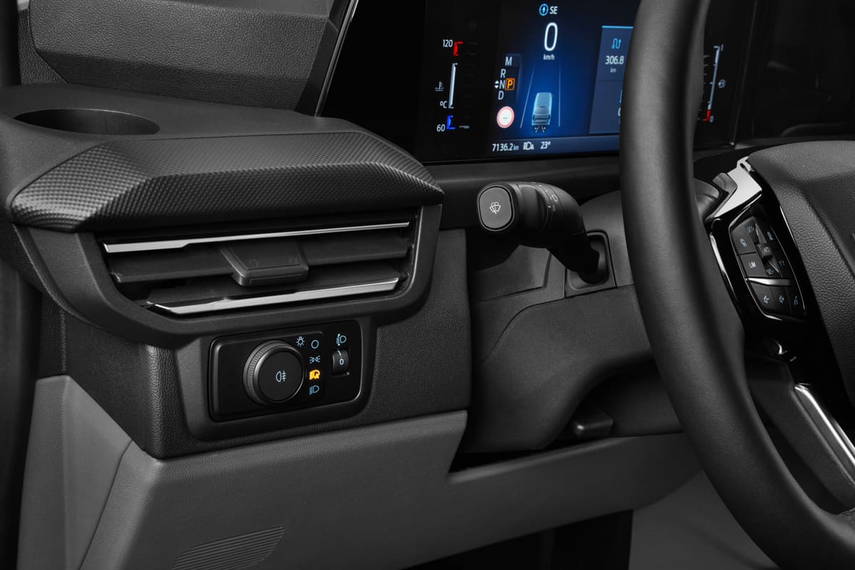 Lüftung eines Ford Transit Custom Kastenwagen