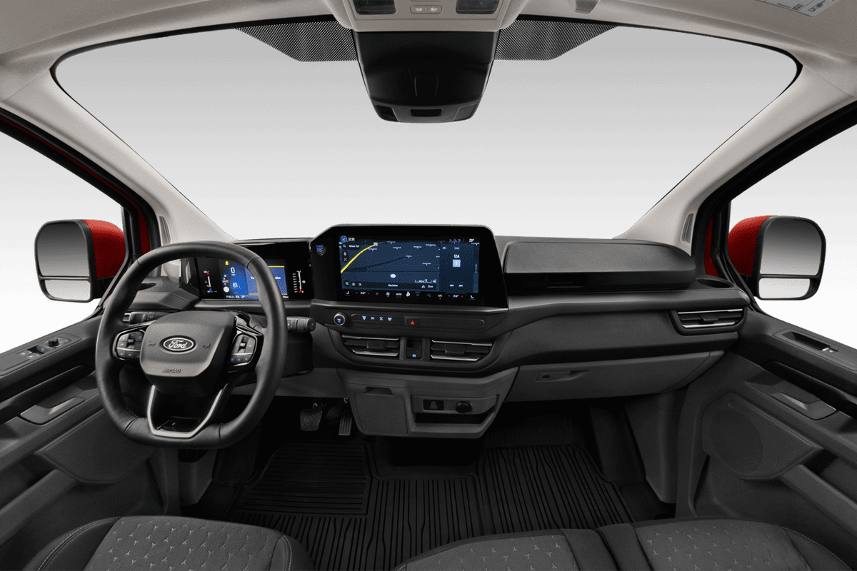 Armaturenbrett eines Ford Transit Custom Kastenwagen