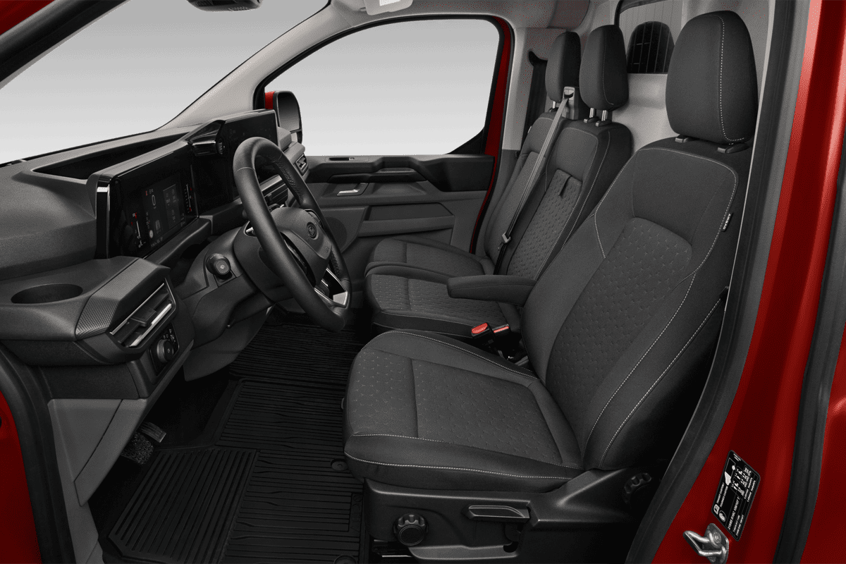 Vordersitze eines Ford Transit Custom Kastenwagen