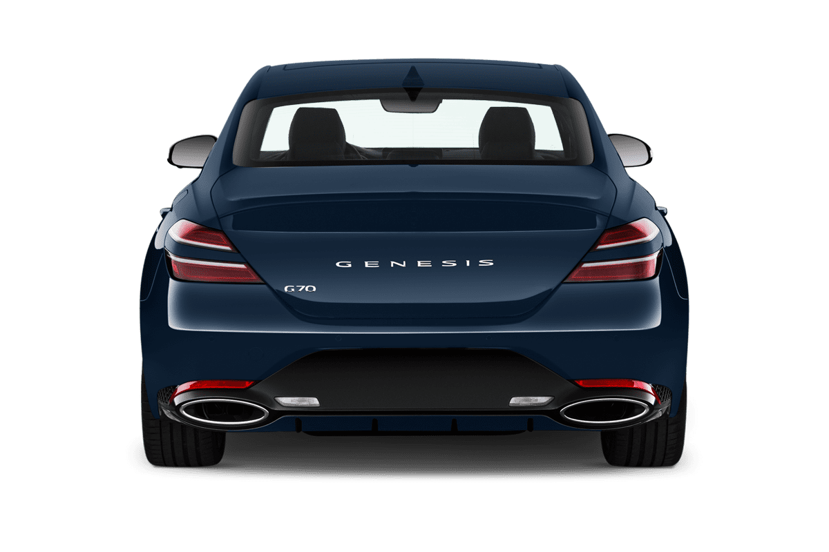 Heckansicht eines Genesis G70