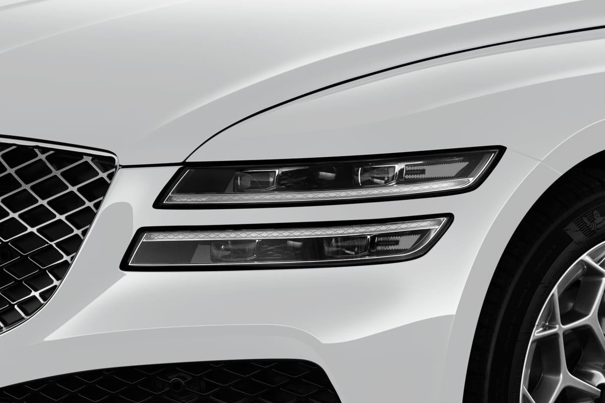 Frontscheinwerfer eines Genesis G80