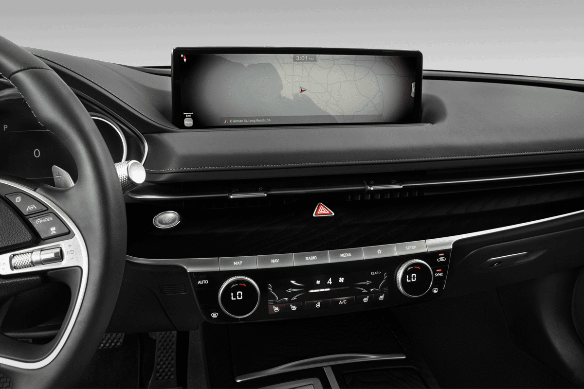 Mittelkonsole eines Genesis G80