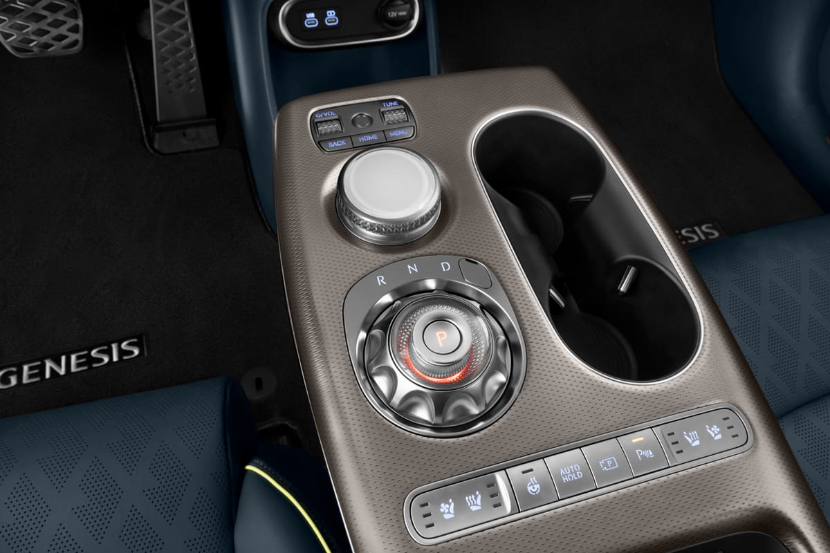 Schaltknüppel eines Genesis GV60