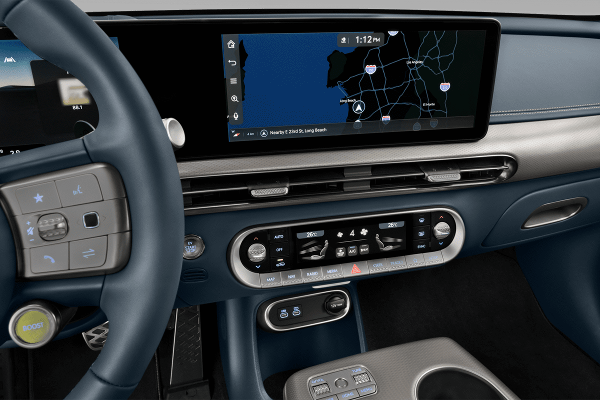 Mittelkonsole eines Genesis GV60