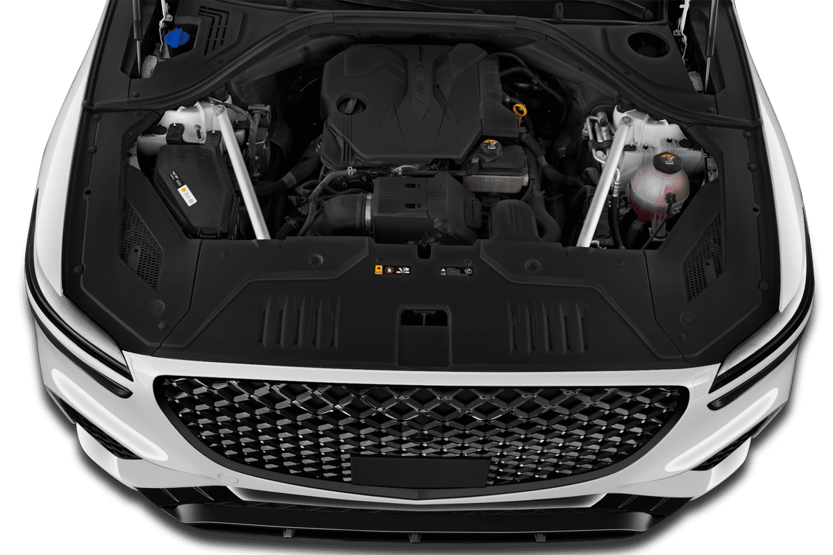 Motorraum eines Genesis GV70