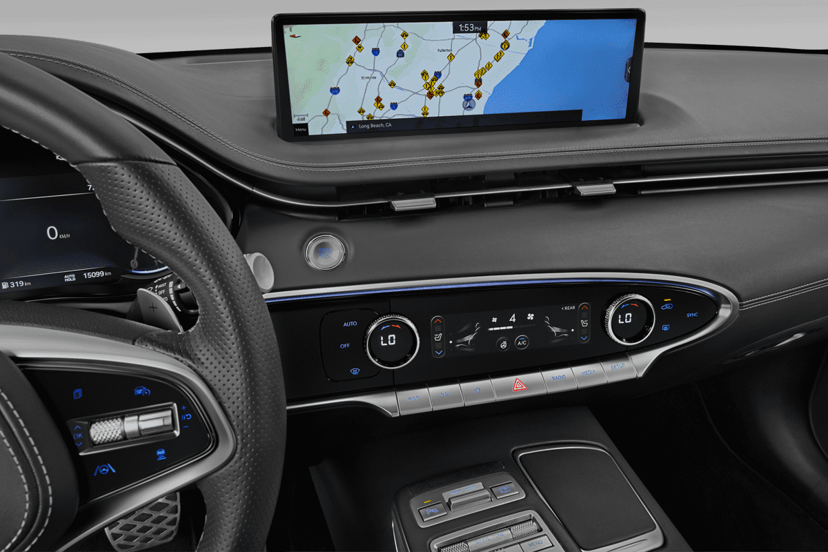 Mittelkonsole eines Genesis GV70