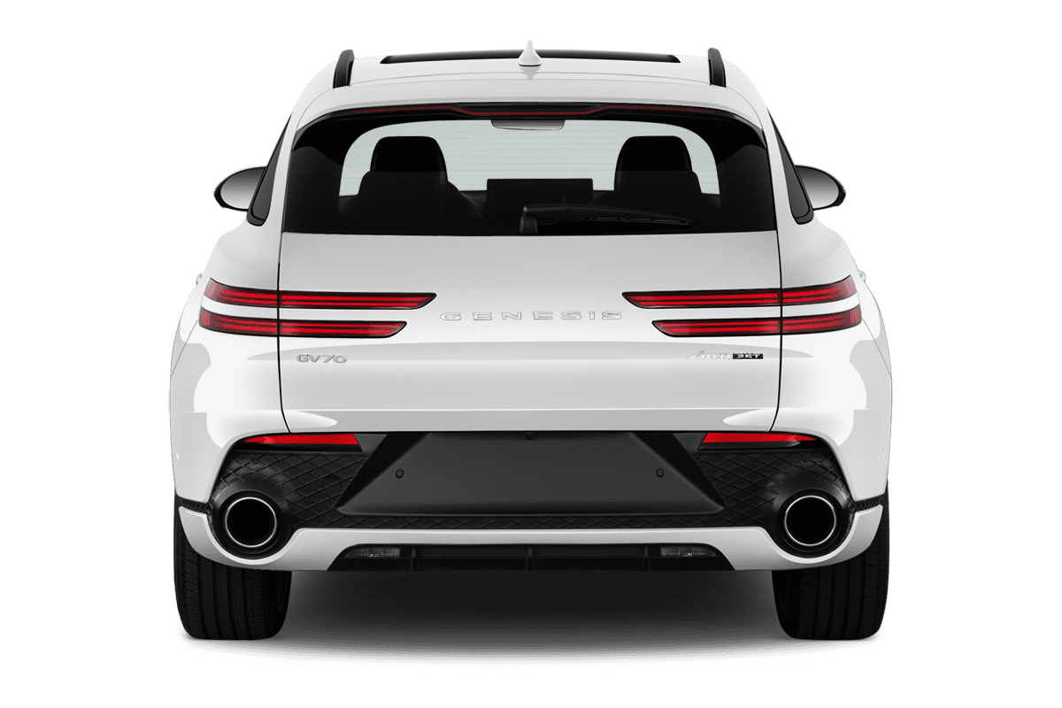 Heckansicht eines Genesis GV70