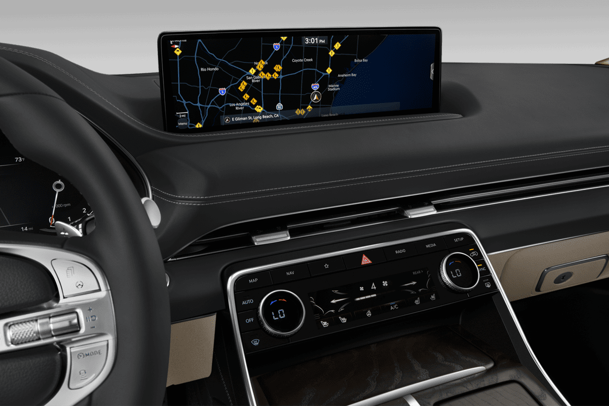 Mittelkonsole eines Genesis GV80