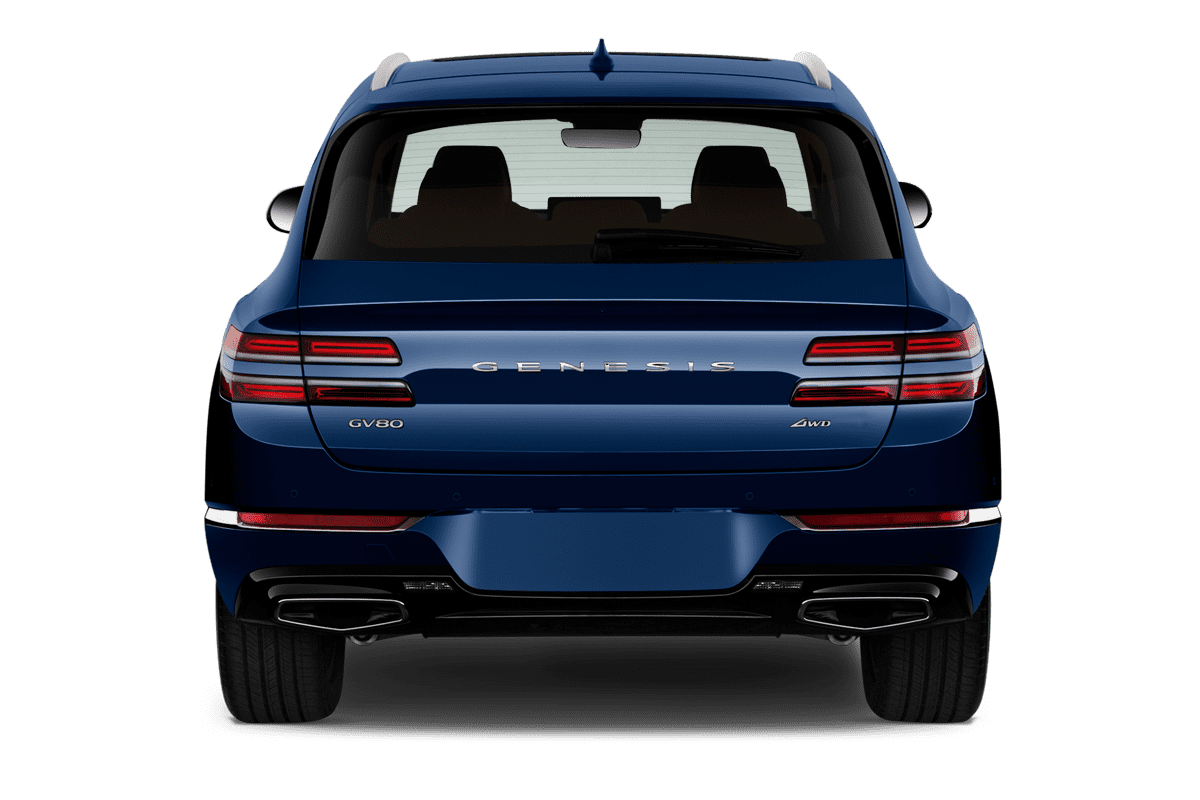 Heckansicht eines Genesis GV80