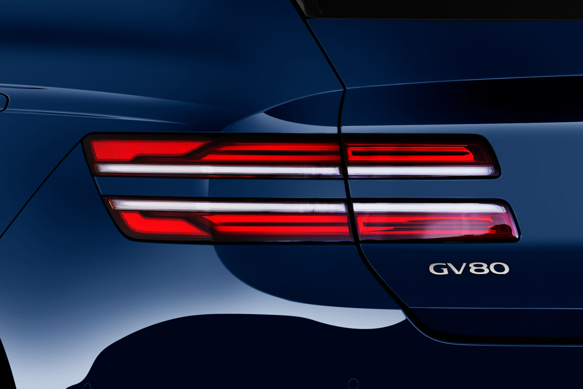 Heckleuchten eines Genesis GV80