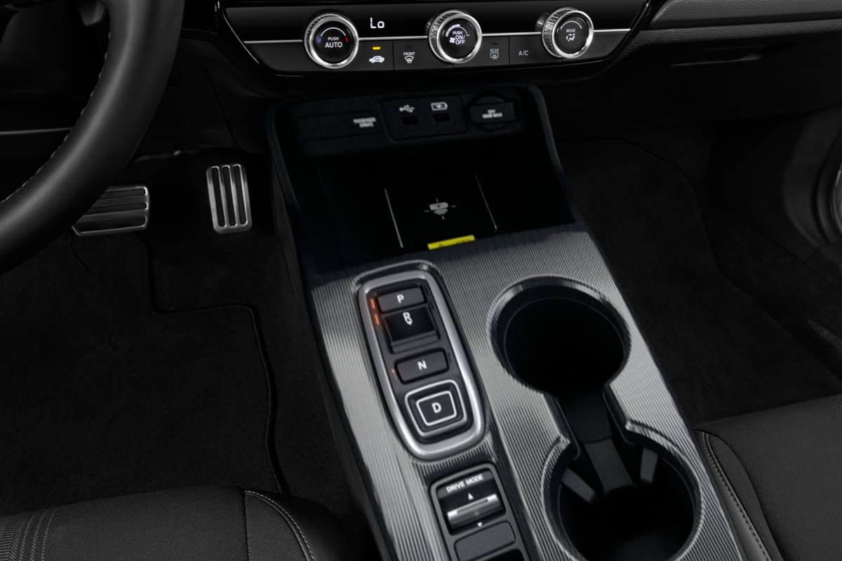 Schaltknüppel eines Honda Civic e:HEV